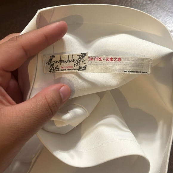 Free people White Strapless Women's Top - Picture 3 of 4